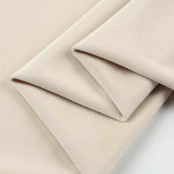 Wing Bed frame Upholstered in Crushed Velvet Fabric and Soft Plush Fabric