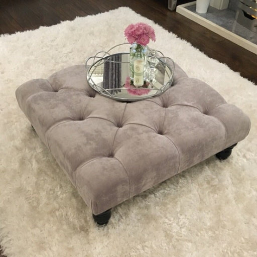 chesterfield footstool coffee table