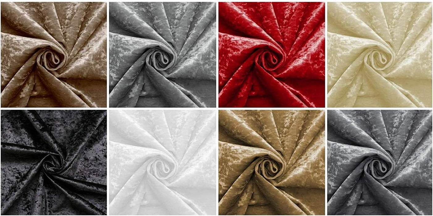 Plush Fabric Upholstered Bed Frame with Tall Headboard Gold Strips Accent