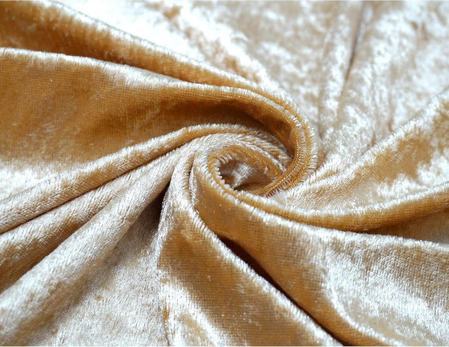 Luxury Design Floor Standing Wing Headboard in Crushed Velvet Fabric & in Soft Plush Fabric