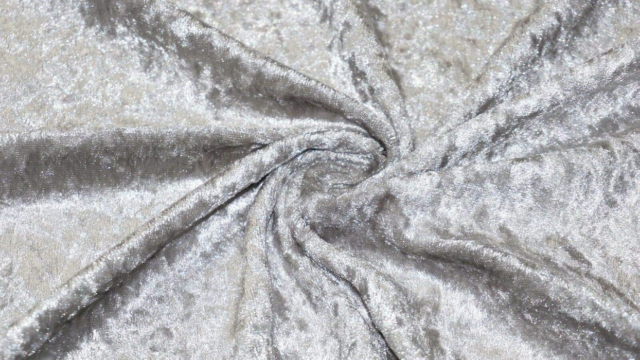 Luxury Design Floor Standing Wing Headboard in Crushed Velvet Fabric & in Soft Plush Fabric