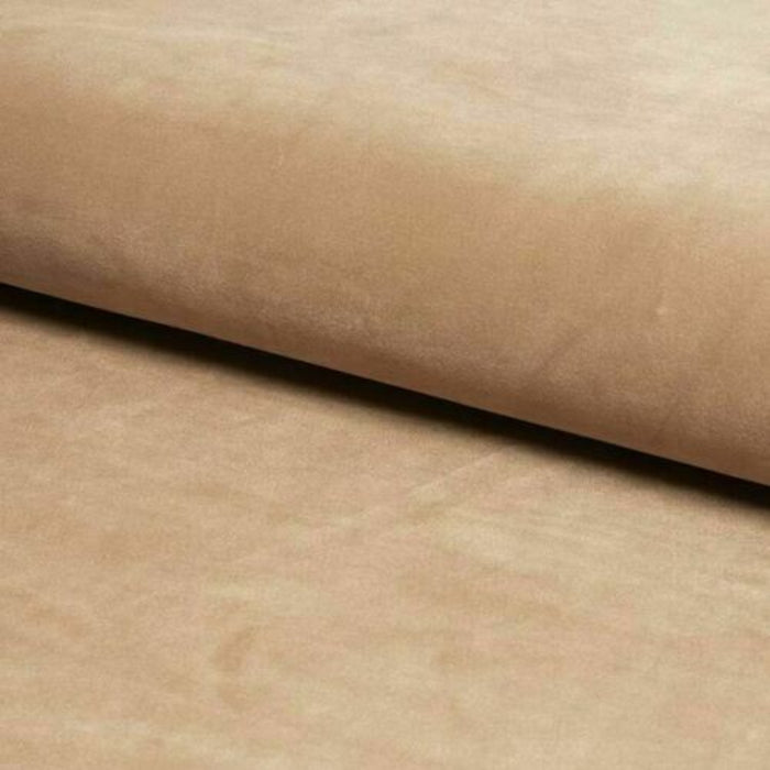 Bed Frame in Crushed Velvet Fabric & in Soft Plush Fabric